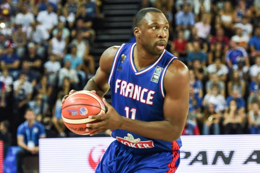 Florent Piétrus sous le maillot tricolore